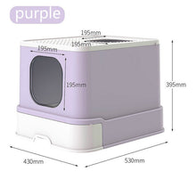 Load image into Gallery viewer, New cat litter Drawer cat toilet Fully Closed pets Fat Cat toilet Cat Litter Basin Deodorant caja de arena para gato litter box