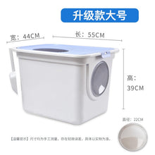 Load image into Gallery viewer, Fully Closed Cat Toilet Fat Cat Top Entry Cat Litter Basin Extra Large Cat Litter Basin New Cat Litter Basin Deodorant Feces Bo
