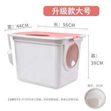 Load image into Gallery viewer, Fully Closed Cat Toilet Fat Cat Top Entry Cat Litter Basin Extra Large Cat Litter Basin New Cat Litter Basin Deodorant Feces Bo
